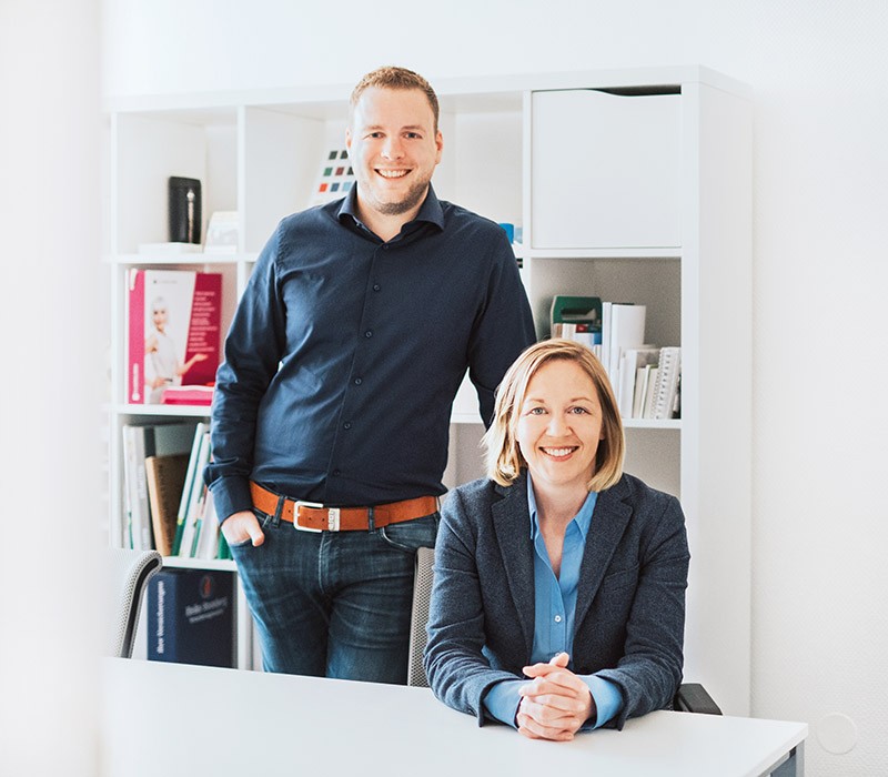 Lina Christmann & Sascha Woll Geschäftsführer von Christmann & Woll die Werbeagentur in Leer