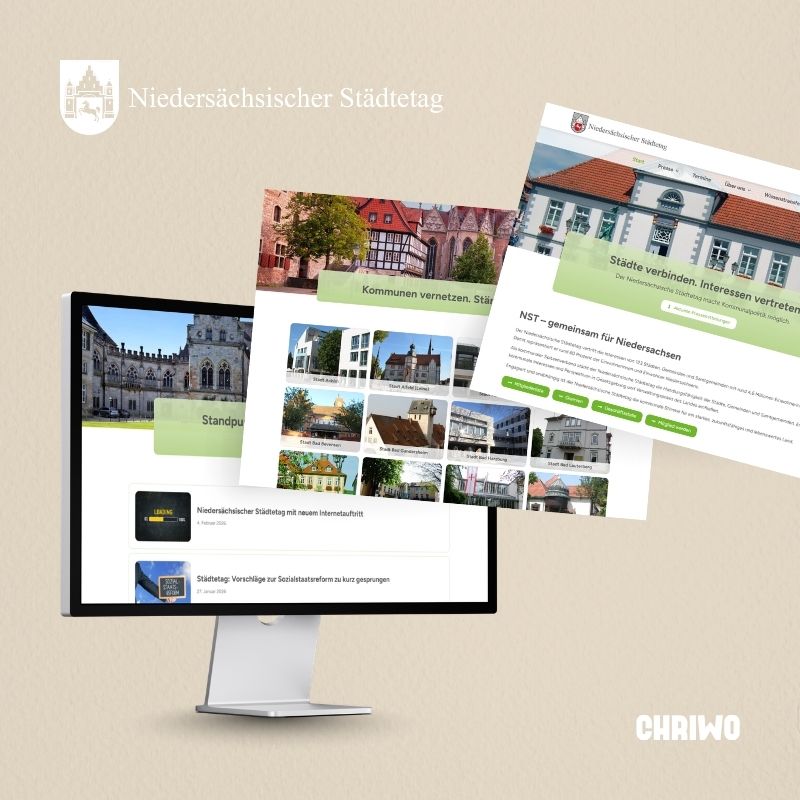 Webseite für den Niedersächsischen Städtetag