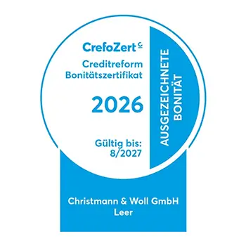 Zertifikat/Auszeichnung: Crefo Zert 2026 – cw.marketing