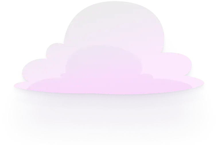 Dekorative Wolkengrafik (Lila)