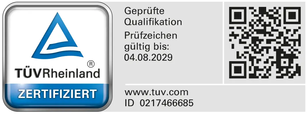 TÜV Rheinland Zertifikat – cw.marketing zertifizierte Qualität