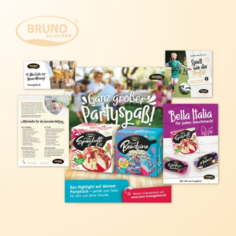 Corporate-Design-Referenz Bruno Gelato – cw.marketing