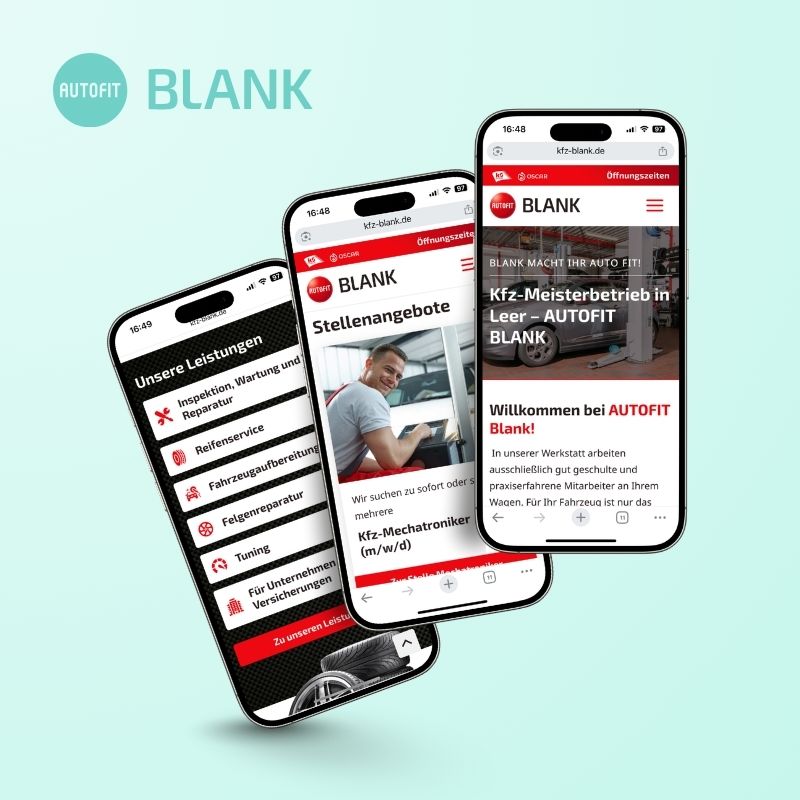 Webdesign-Referenz Autofit Blank