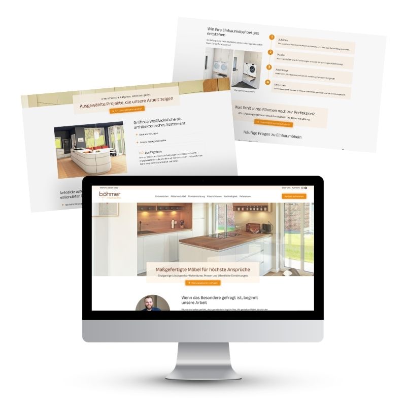 Webdesign-Referenz Böhmer Tischlerei