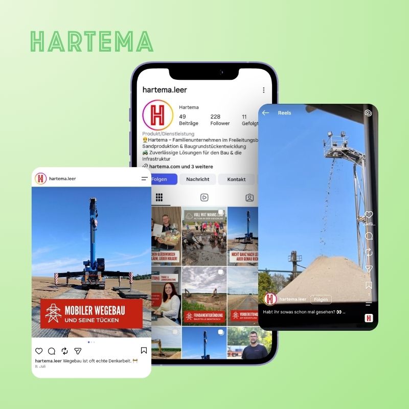 Social Media Referenz Hartema