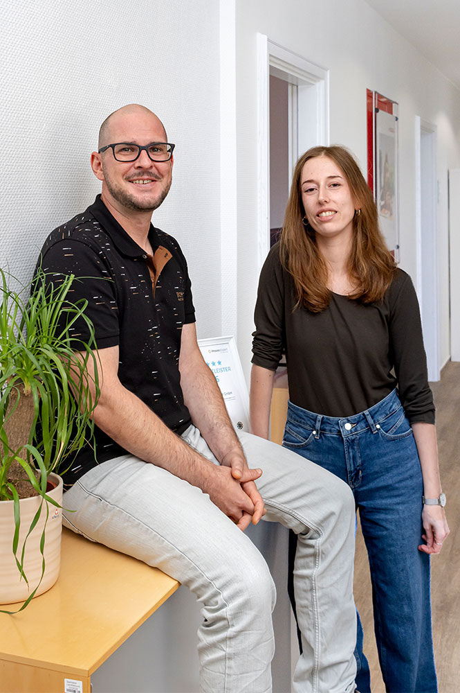Patrick Nießen und Wibke Groenewold von cw.marketing