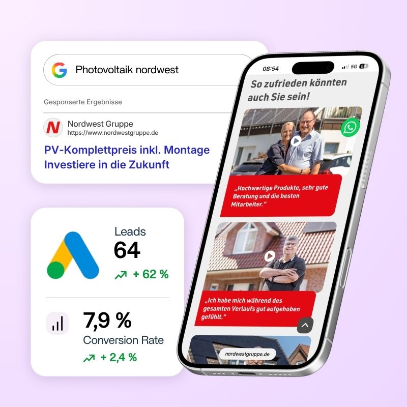 Google Ads Referenz NW Green ehem. Nordwest Gruppe