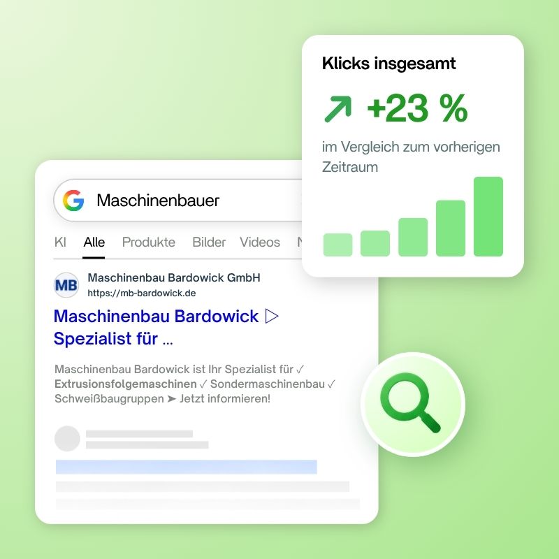 Google Sichtbarkeit Referenz Maschinenbau Bardowick