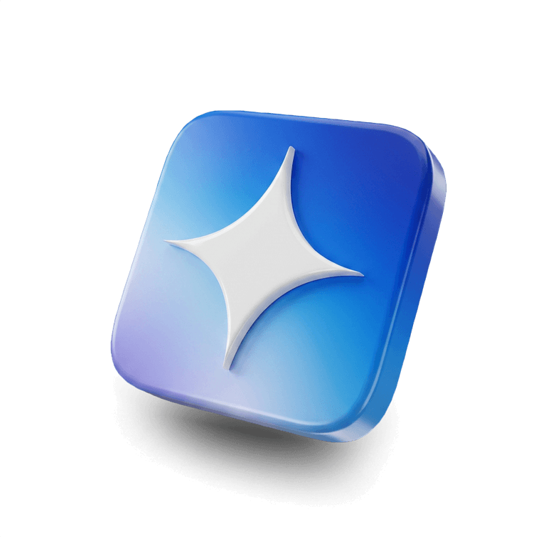 Google-Gemini-Logo als 3D-Icon