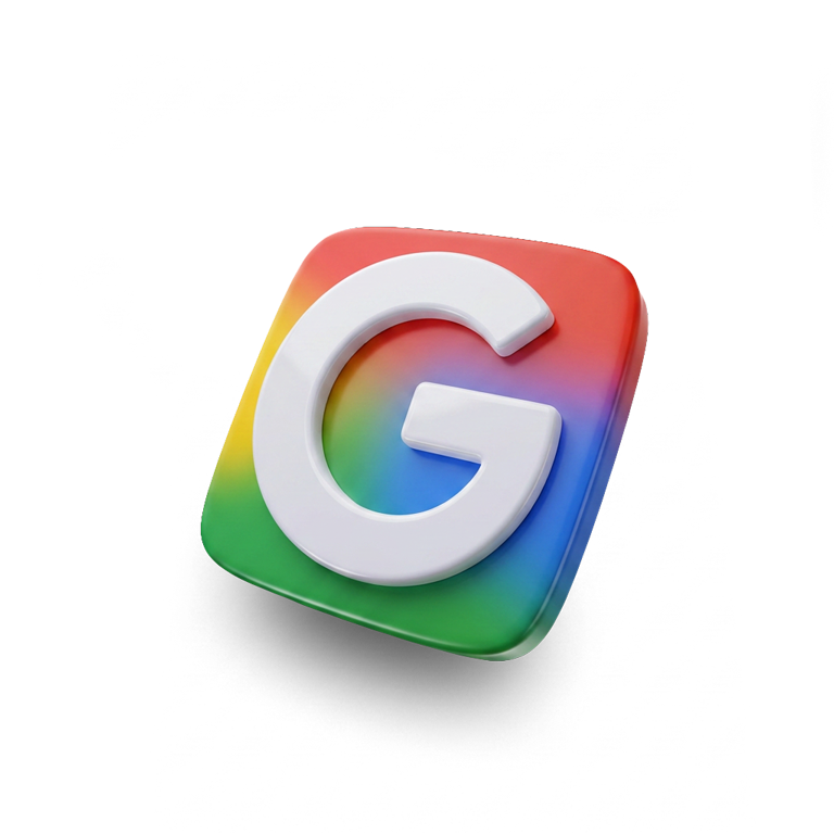 Google-Logo als 3D-Icon