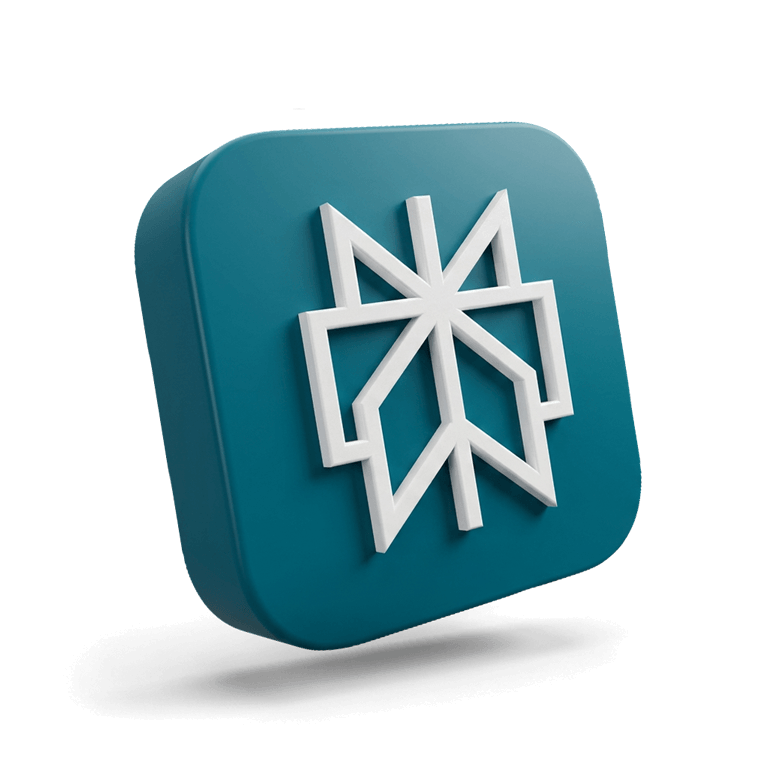 Perplexity-Logo als 3D-Icon